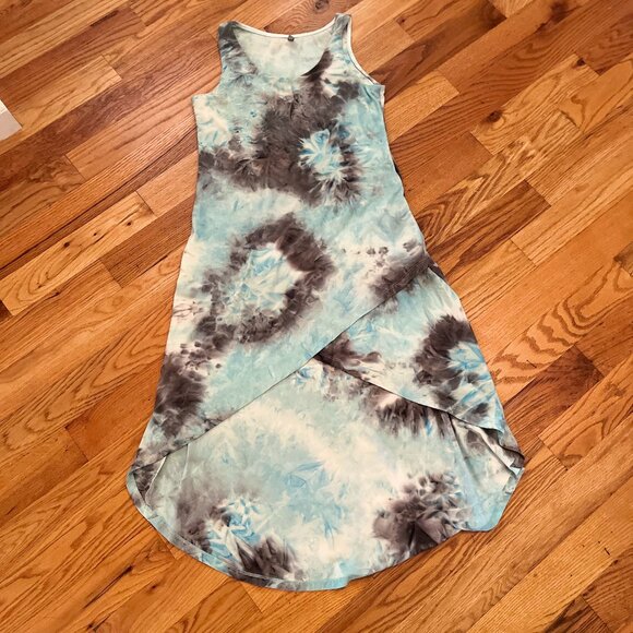 Last Tango - Hi/Lo Tie Dye Print Dress - Picture 1 of 5